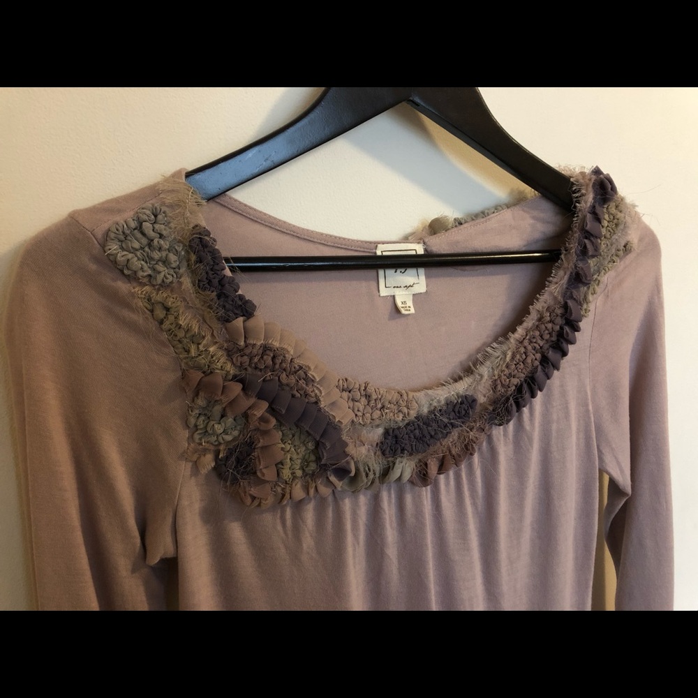 Anthropologie - One September 3/4 sleeve top (XS)